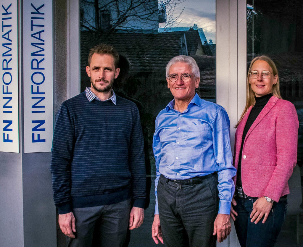 FN INformatik Team of three people: two men and a woman